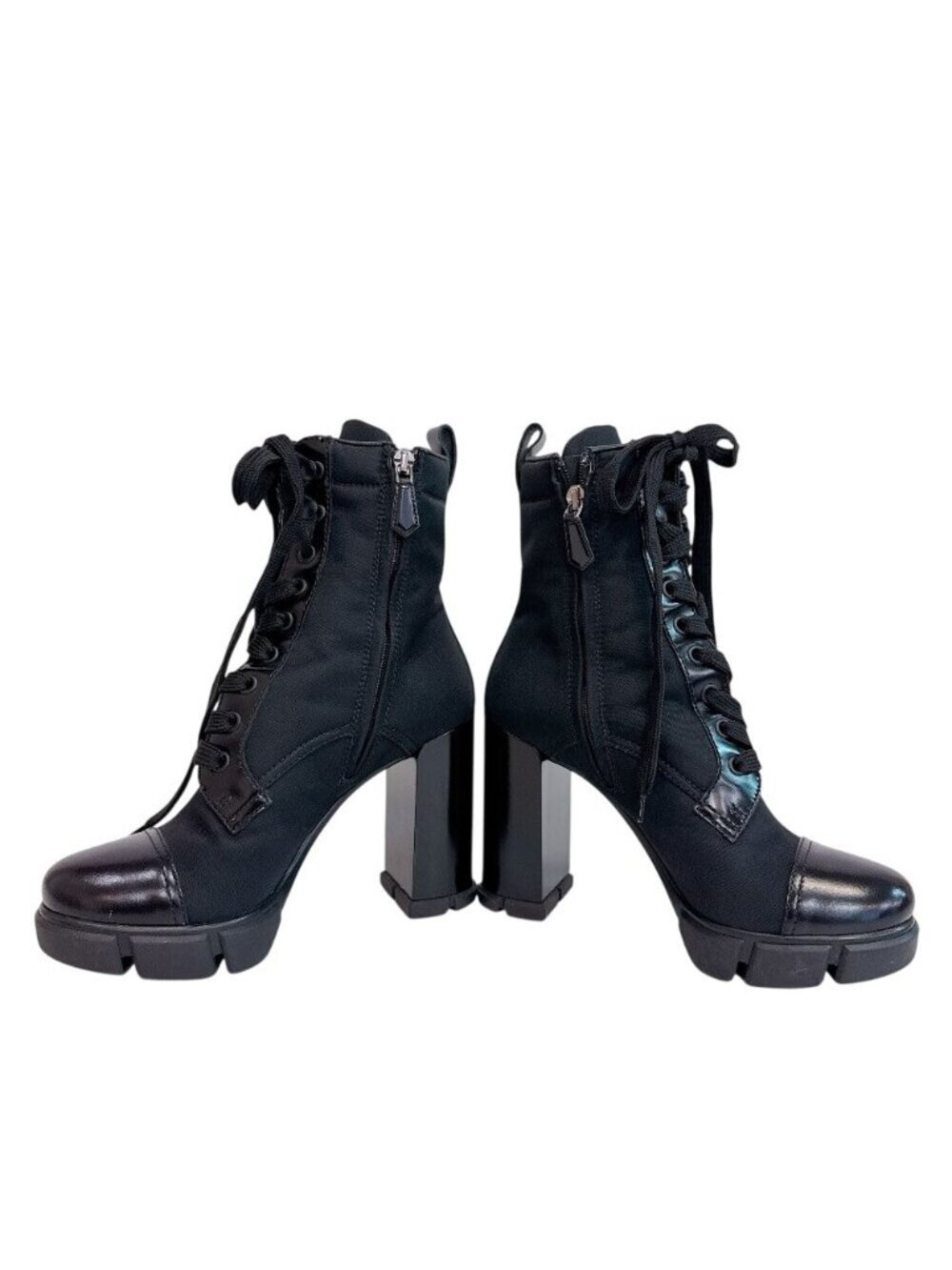 Prada Short Triangle Logo Boot